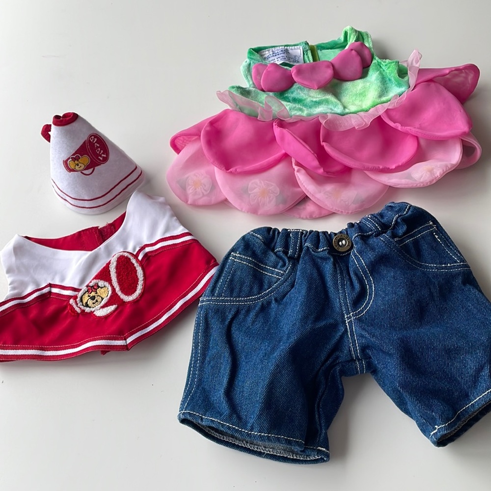 Build A Bear Clothing Lot 4 Pieces